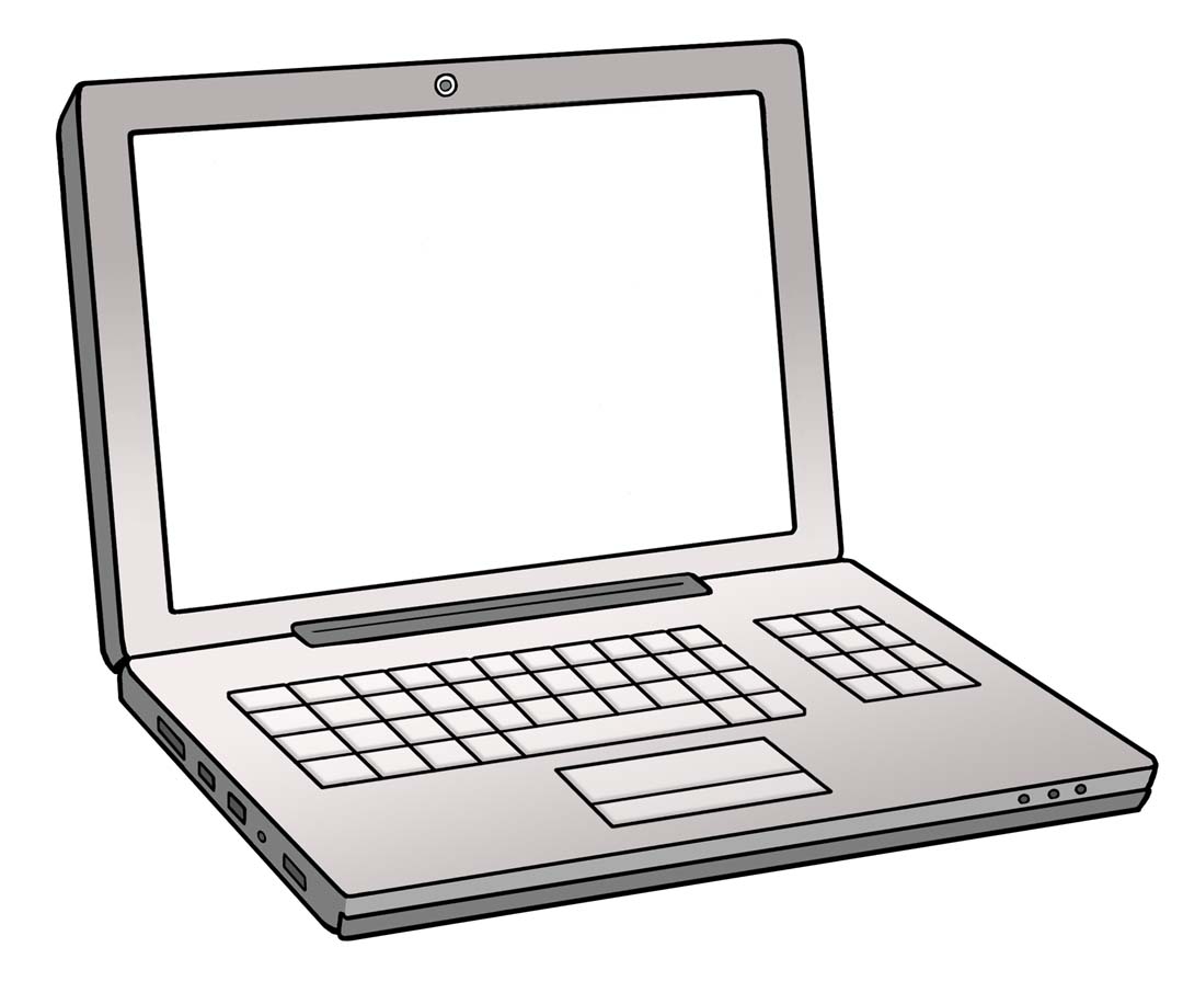 Zeichnung: Laptop
